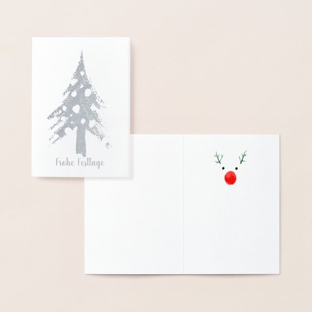 Christmas tree foil card (Display)