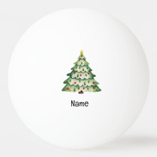 Christmas Tree for ping pong player Ball