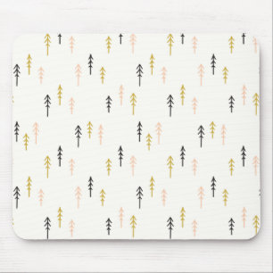 Christmas Tree Forest Pattern Mouse Mat