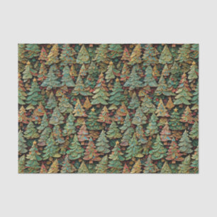 Christmas Tree Forest Whimsey  Tissue Paper