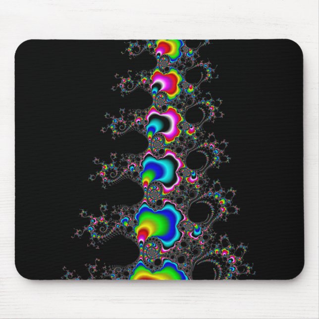 Christmas tree - Fractral Mouse Mat (Front)