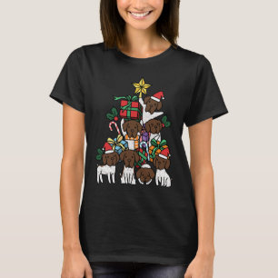 Christmas Tree German Shorthaired Pointer Dog 2 T-Shirt