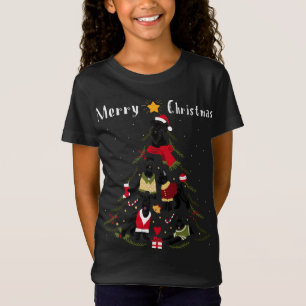 Christmas Tree Giant Schnauzer Lover Xmas Dog Owne T-Shirt