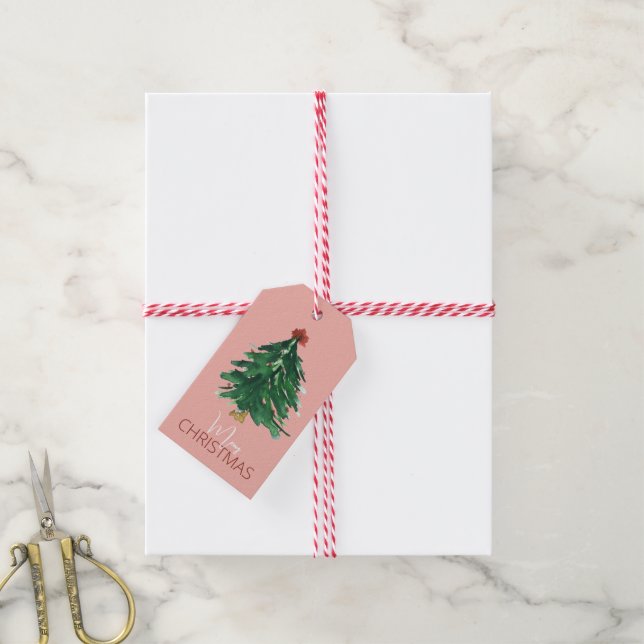 Christmas Tree Gift Tag (With Twine)