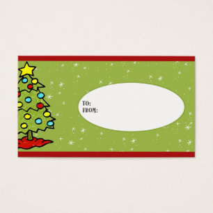 Christmas Tree Gift Tag