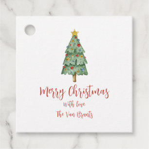Christmas Tree Gift Tag