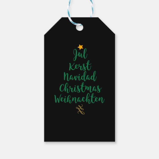 christmas tree                    gift tags (Front)