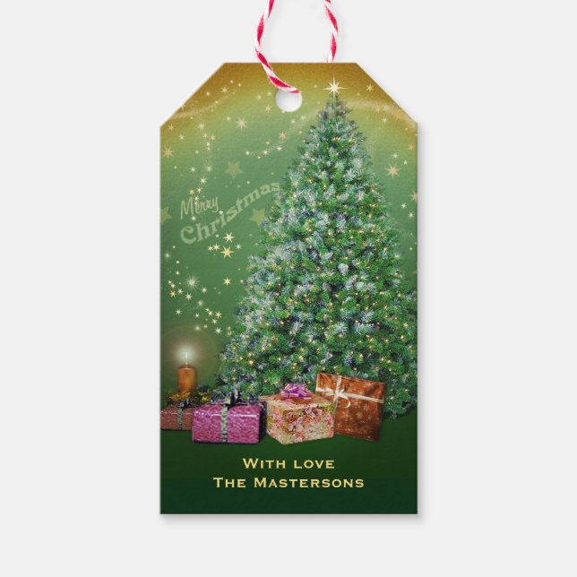 Christmas Tree Gift Tags (Front)