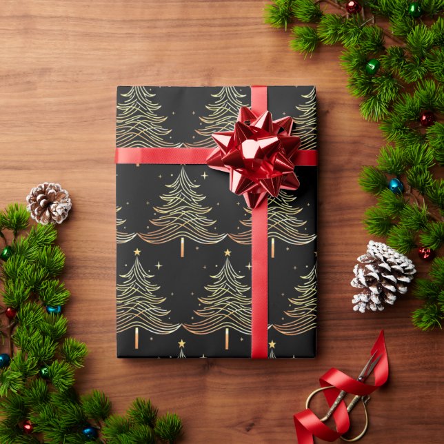 Christmas tree gift wrap (Holiday Gift)