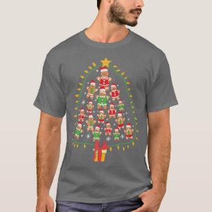Christmas Tree Gingerbread Man Cookies Funny Xmas T-Shirt