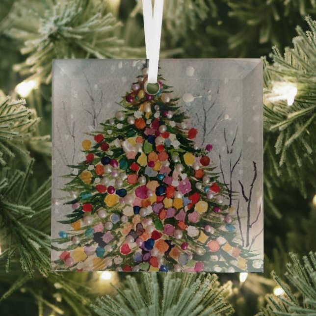 Christmas tree -   glass tree decoration (Insitu)