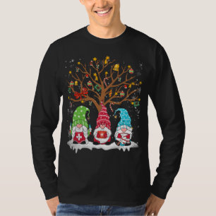 Christmas Tree Gnomes Nurse Christmas Gnome Lover  T-Shirt