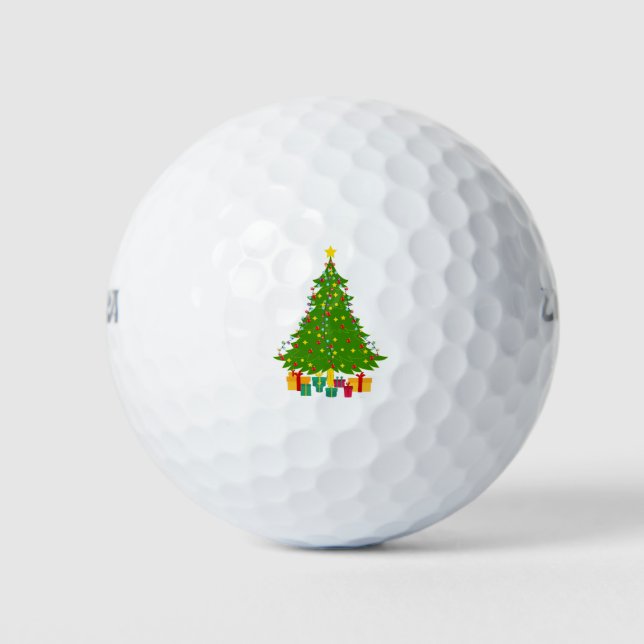 Christmas Tree Golf Balls (Front)