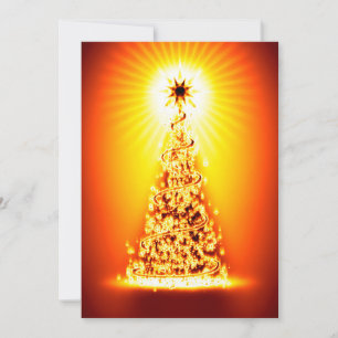 Christmas tree greeting card