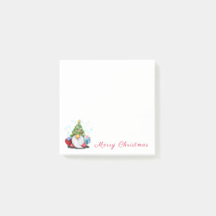 Christmas Tree Hat Gnome Post it Notes