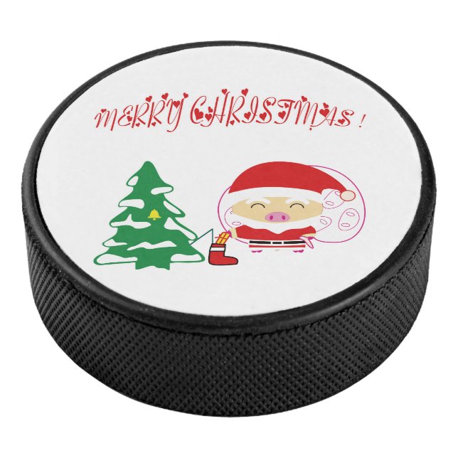Christmas tree hockey puck (3/4)