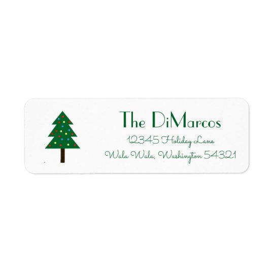 Christmas Tree | Holiday Address Labels