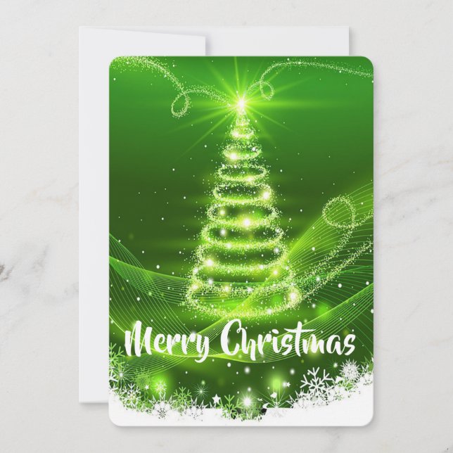Christmas Tree Holiday Card (Front)