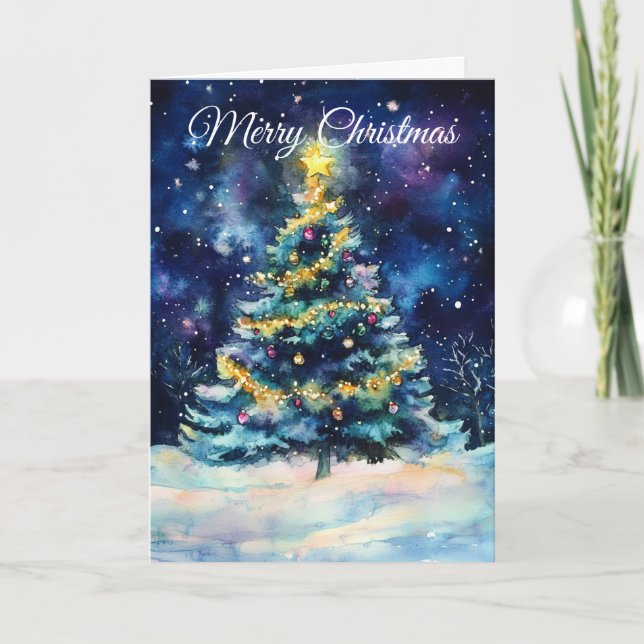 Christmas Tree Holiday Card (Front)