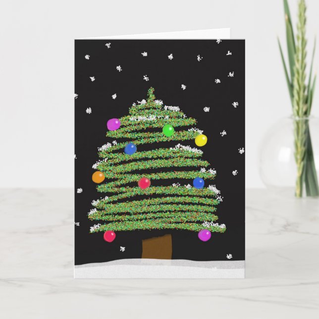 Christmas Tree Holiday Card (Front)