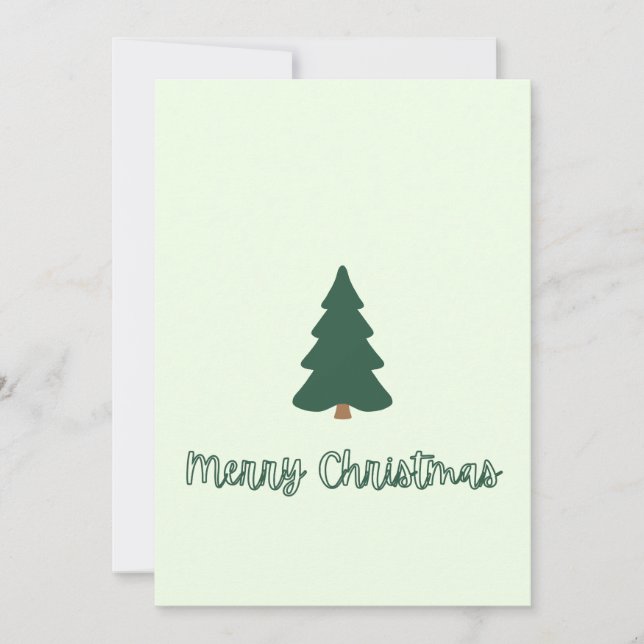 Christmas Tree Holiday Card (Front)