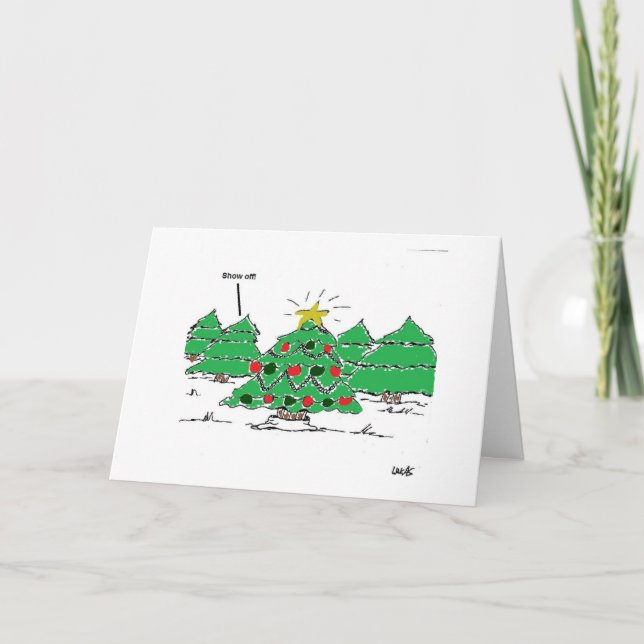 Christmas Tree Holiday Card (Front)