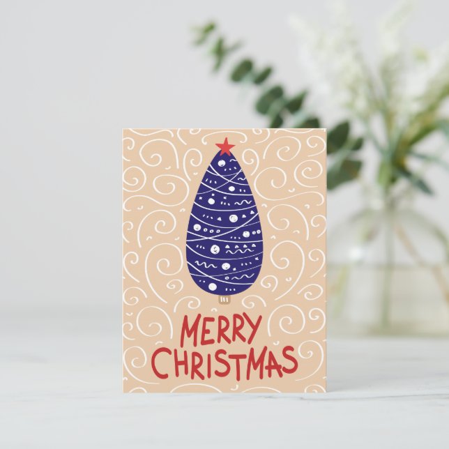 Christmas Tree Holiday Card (Standing Front)