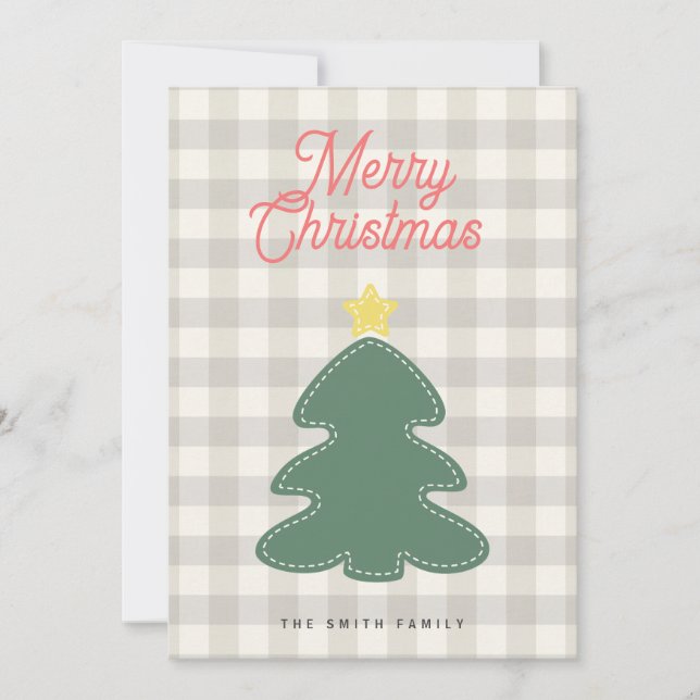Christmas Tree Holiday Card (Front)