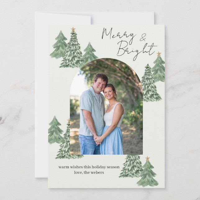 Christmas Tree Holiday Card (Front)
