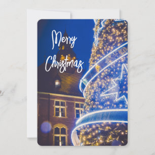 Christmas tree holiday card