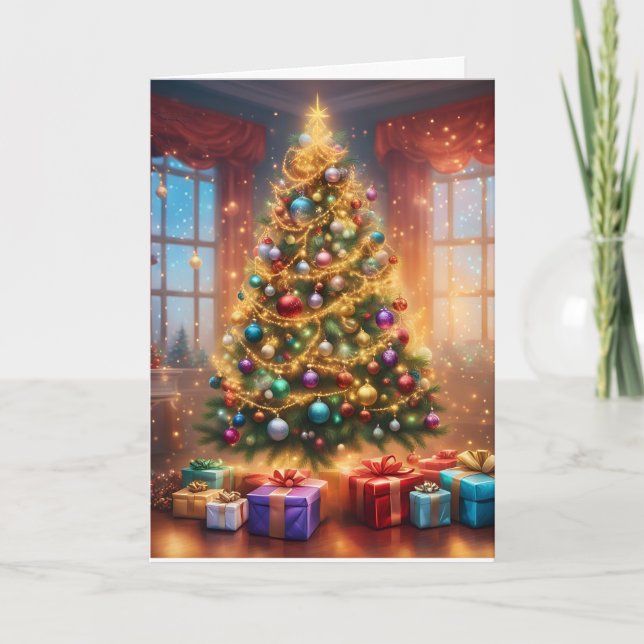 Christmas Tree  Holiday Card (Front)