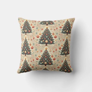Christmas tree holiday design decor cushion