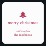 Christmas Tree Holiday Gift Stickers<br><div class="desc">Use our stylish stickers as party favours,  gift tag stickers,  labels,  envelope seals,  and more! Be creative,  the possibilities are endless!</div>