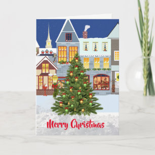 Christmas Tree Holiday Greeting Card