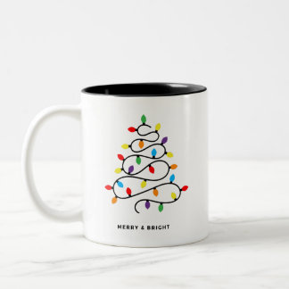 Christmas Tree Holiday Lights Mug