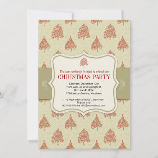 Christmas Tree Holiday Party Invitation