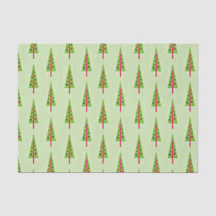 Christmas tree holiday pattern tissue paper
