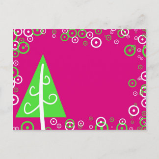 Christmas Tree Holiday Postcard