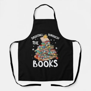 Christmas Tree Holiday Reading Reader Pyjamas Apron