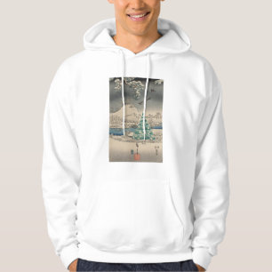 Christmas Tree in Snowy landscape Hoodie