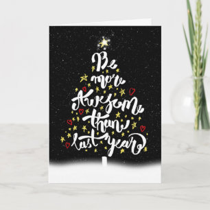 Christmas Tree Inspirational Quote Card