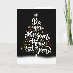Christmas Tree Inspirational Quote  Card
