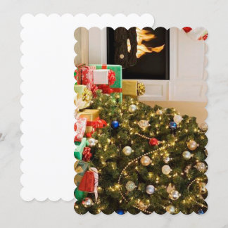 Christmas tree invitation