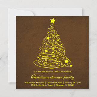 Christmas Tree Invitation