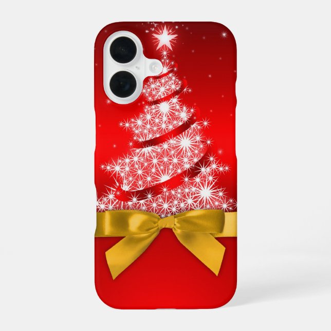 Christmas Tree  iPhone 16 Case (Back)