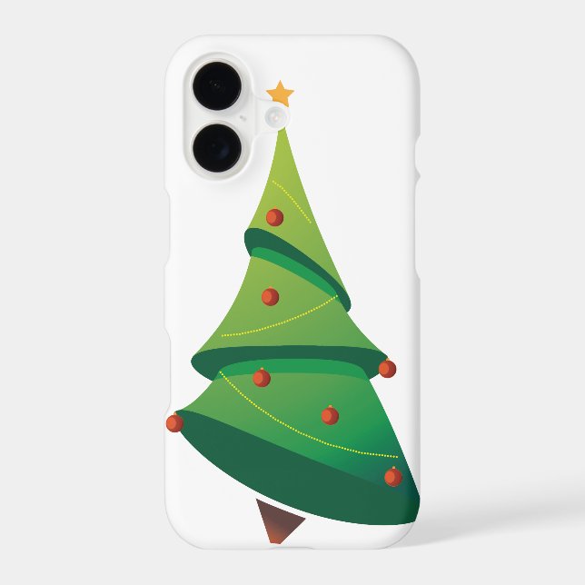 Christmas Tree iPhone 7, Barely There Case (Back)