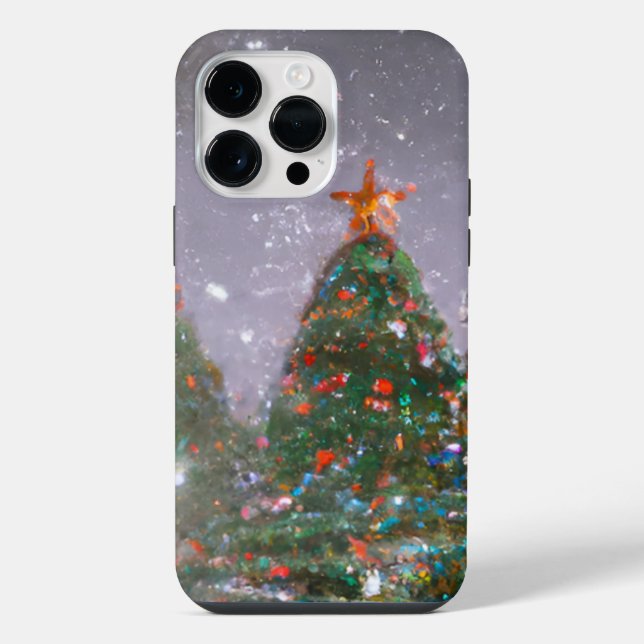 Christmas tree   iPhone case (Back)
