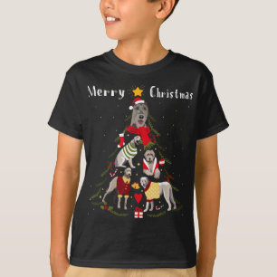Christmas Tree Irish Wolfhound Lover Xmas Dog Owne T-Shirt