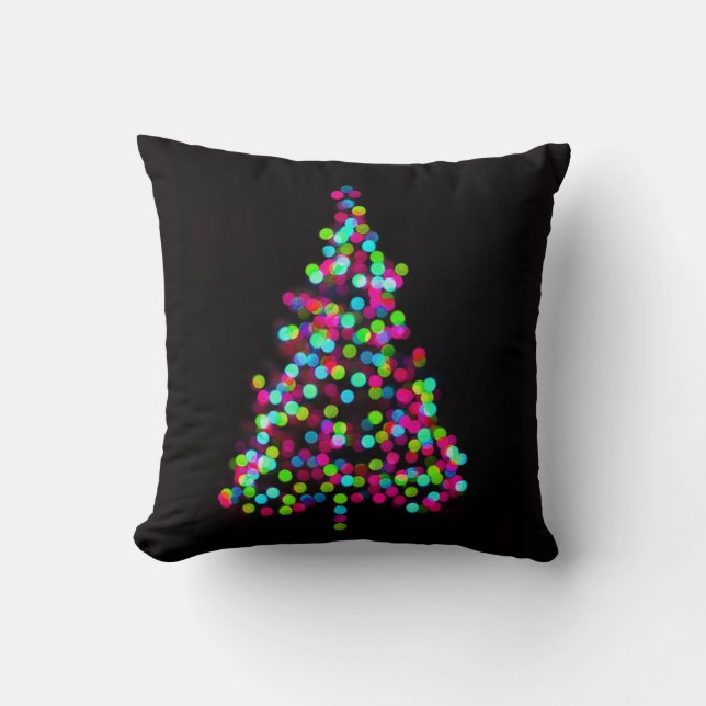 Christmas Tree Jewels Cushion (Front)