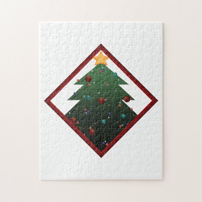 Christmas Tree Jigsaw Puzzle (Vertical)